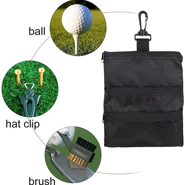 Multi-pocket golf tee bag - Multi-pocket golf tee bag - Image 3 of 4