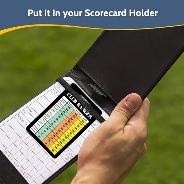 Double-Sided & Credit Card Size Portable Golf Scorecard - Double-Sided & Credit Card Size Portable Golf Scorecard - Image 3 of 5