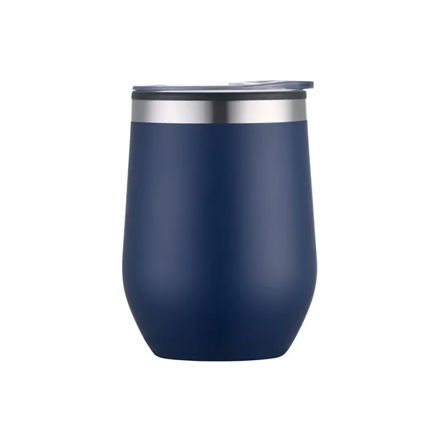 12oz. Double Wall SS / PP Wine Mug with Clear Lid - 12oz. Double Wall SS / PP Wine Mug with Clear Lid - Image 13 of 15