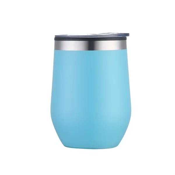12oz. Double Wall SS / PP Wine Mug with Clear Lid - 12oz. Double Wall SS / PP Wine Mug with Clear Lid - Image 15 of 15