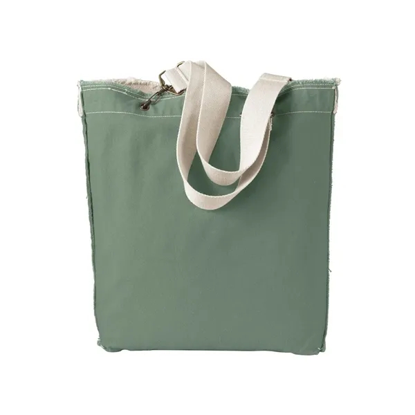 Authentic Pigment 14oz. Direct-Dyed Raw-Edge Tote - Authentic Pigment 14oz. Direct-Dyed Raw-Edge Tote - Image 0 of 0