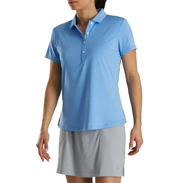 FootJoy Women's Short Sleeve Solid Lisle Shirt - FootJoy Women's Short Sleeve Solid Lisle Shirt - Image 2 of 4