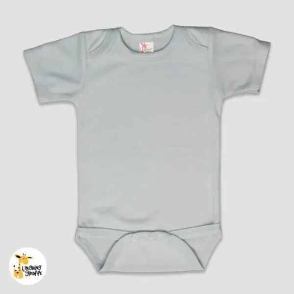 Baby Short Sleeve Bodysuit White- Laughing Giraffe® - Baby Short Sleeve Bodysuit White- Laughing Giraffe® - Image 3 of 3