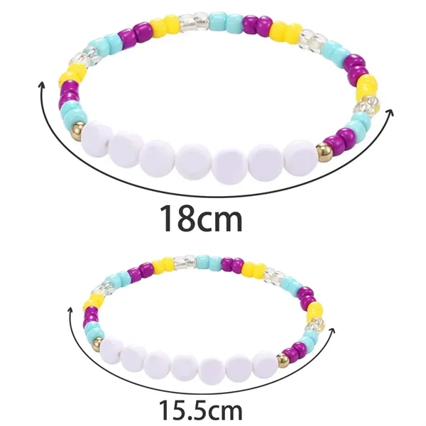 Custom Beaded Letter Bracelet - Custom Beaded Letter Bracelet - Image 1 of 3