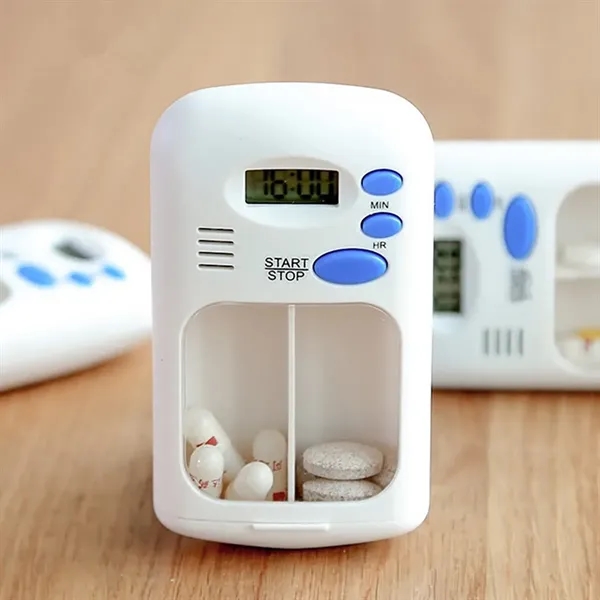 Mini Smart Pill Organizer with Timer - Mini Smart Pill Organizer with Timer - Image 3 of 4