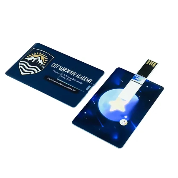 Custom Business Card USB Drive With Full-Color Printing 8G - Custom Business Card USB Drive With Full-Color Printing 8G - Image 2 of 5