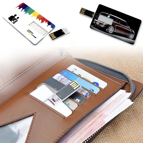 Custom Business Card USB Drive With Full-Color Printing 8G - Custom Business Card USB Drive With Full-Color Printing 8G - Image 5 of 5