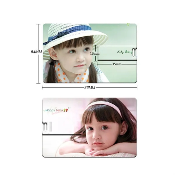Custom Business Card USB Drive With Full-Color Printing 8G - Custom Business Card USB Drive With Full-Color Printing 8G - Image 3 of 5