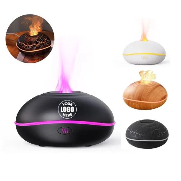 Frisbee Led Essential Oil Aroma Diffuser Flame Humidifier - Frisbee Led Essential Oil Aroma Diffuser Flame Humidifier - Image 0 of 4