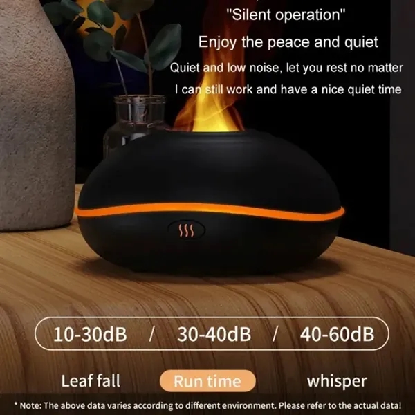 Frisbee Led Essential Oil Aroma Diffuser Flame Humidifier - Frisbee Led Essential Oil Aroma Diffuser Flame Humidifier - Image 2 of 4