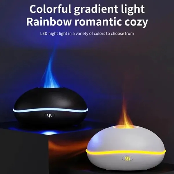 Frisbee Led Essential Oil Aroma Diffuser Flame Humidifier - Frisbee Led Essential Oil Aroma Diffuser Flame Humidifier - Image 3 of 4