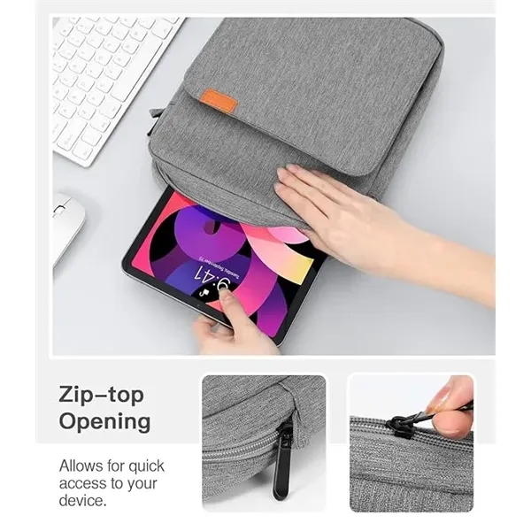 13 inch Stylish Oxford Tablet Shoulder Bags Laptop Sleeve - 13 inch Stylish Oxford Tablet Shoulder Bags Laptop Sleeve - Image 2 of 2