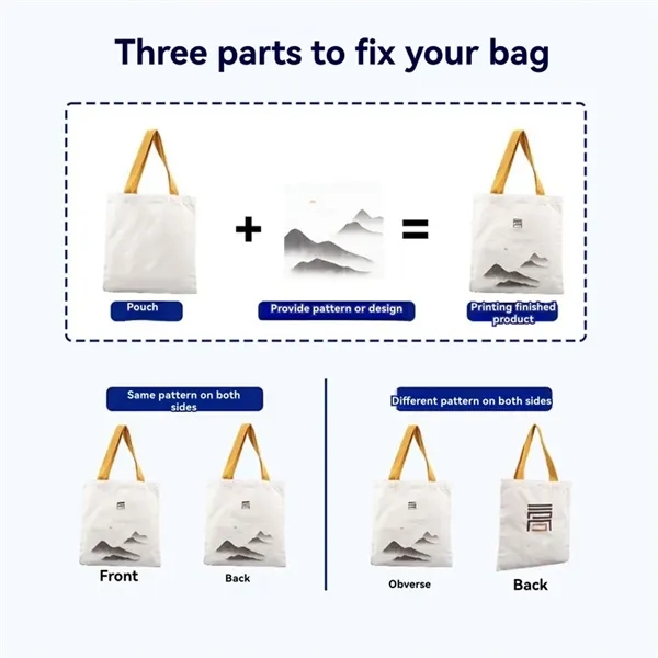 Economical Cotton Canvas Shopping Bag - Economical Cotton Canvas Shopping Bag - Image 1 of 1