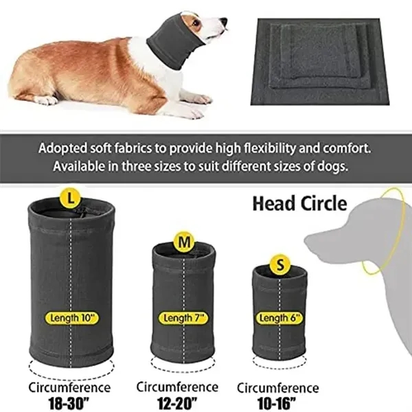 Dog Calming Hoodie Quiet Head Cover Sleeves for Noise Bath - Dog Calming Hoodie Quiet Head Cover Sleeves for Noise Bath - Image 1 of 4