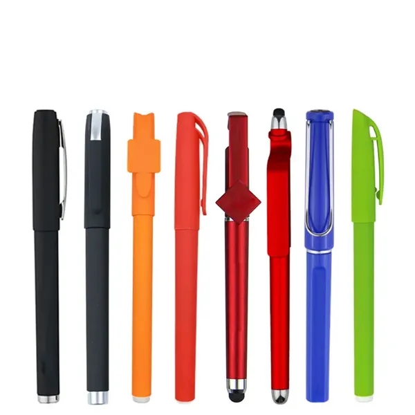 Rubber Grip Banner Pen - Rubber Grip Banner Pen - Image 1 of 3