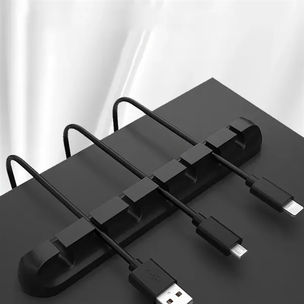 Clear Desktop Cable Organizer - Clear Desktop Cable Organizer - Image 0 of 3