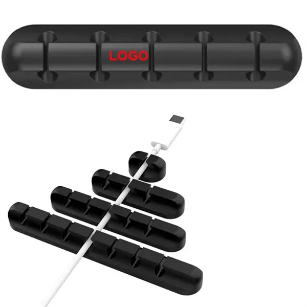 Clear Desktop Cable Organizer - Clear Desktop Cable Organizer - Image 3 of 3