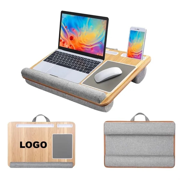 Lap Laptop Desk with Wrist Pad - Lap Laptop Desk with Wrist Pad - Image 0 of 6