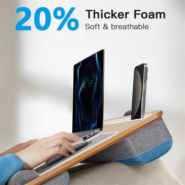 Lap Laptop Desk with Wrist Pad - Lap Laptop Desk with Wrist Pad - Image 1 of 6
