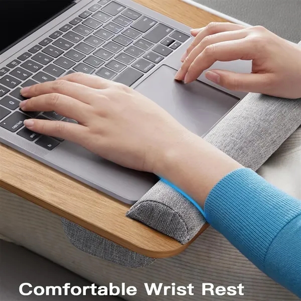 Lap Laptop Desk with Wrist Pad - Lap Laptop Desk with Wrist Pad - Image 2 of 6