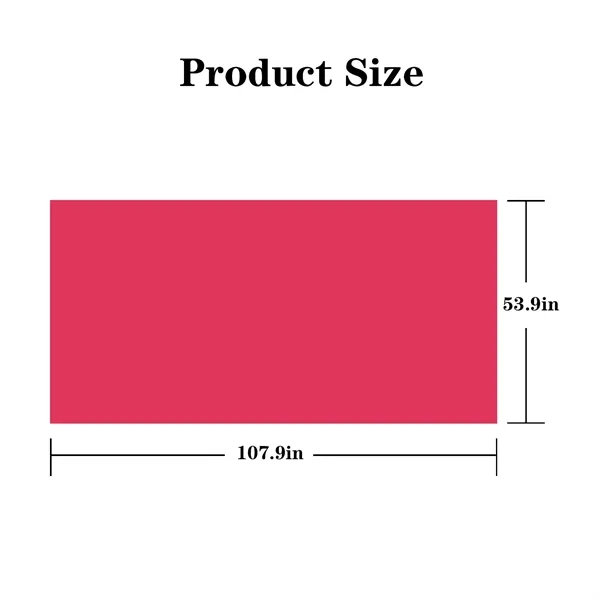 Single Piece Pack of One-Time Use Plastic Tablecloth - Single Piece Pack of One-Time Use Plastic Tablecloth - Image 1 of 4