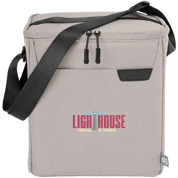12-Can RejuVe® ROVE Recycled Heather Insulated Cooler Bag - 12-Can RejuVe® ROVE Recycled Heather Insulated Cooler Bag - Image 1 of 7