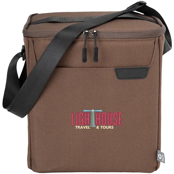 12-Can RejuVe® ROVE Recycled Heather Insulated Cooler Bag - 12-Can RejuVe® ROVE Recycled Heather Insulated Cooler Bag - Image 6 of 7