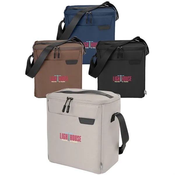 12-Can RejuVe® ROVE Recycled Heather Insulated Cooler Bag - 12-Can RejuVe® ROVE Recycled Heather Insulated Cooler Bag - Image 0 of 7