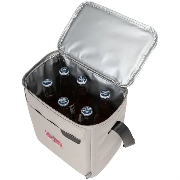 12-Can RejuVe® ROVE Recycled Heather Insulated Cooler Bag - 12-Can RejuVe® ROVE Recycled Heather Insulated Cooler Bag - Image 4 of 7