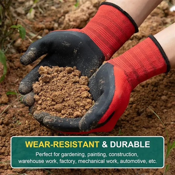 Garden Gloves with Grip for Women/Men - Garden Gloves with Grip for Women/Men - Image 1 of 6