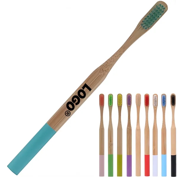 Bamboo Toothbrush With Eco Friendly Bristles And Custom - Bamboo Toothbrush With Eco Friendly Bristles And Custom - Image 0 of 4