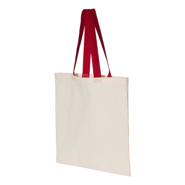 OAD Contrast-Color Handle Tote - OAD Contrast-Color Handle Tote - Image 2 of 12