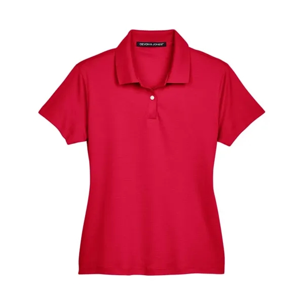 Devon & Jones Women's Pima-Tech™ Jet Pique Polo - Devon & Jones Women's Pima-Tech™ Jet Pique Polo - Image 3 of 4