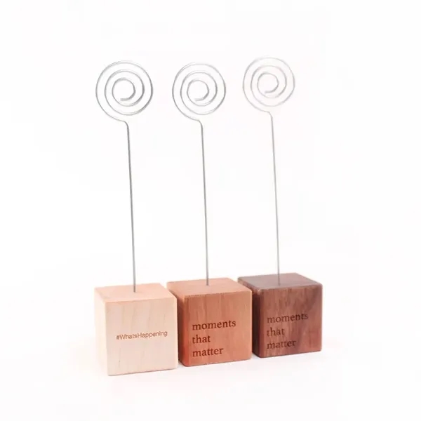 Personalized Wooden Photo Holder Block - Personalized Wooden Photo Holder Block - Image 7 of 11