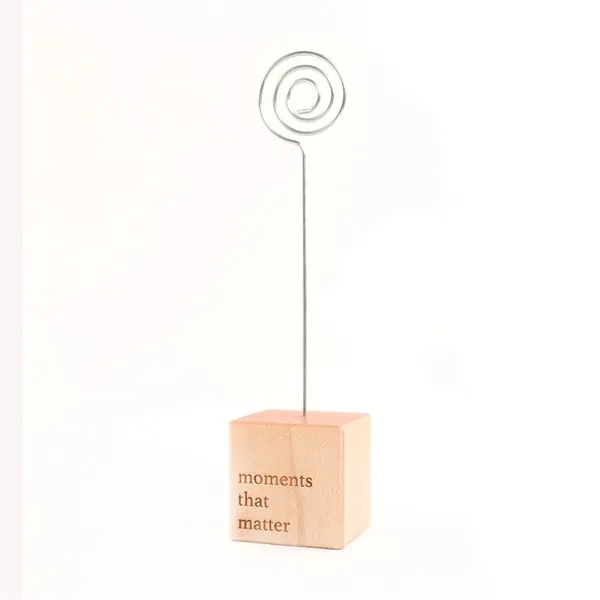 Personalized Wooden Photo Holder Block - Personalized Wooden Photo Holder Block - Image 8 of 11