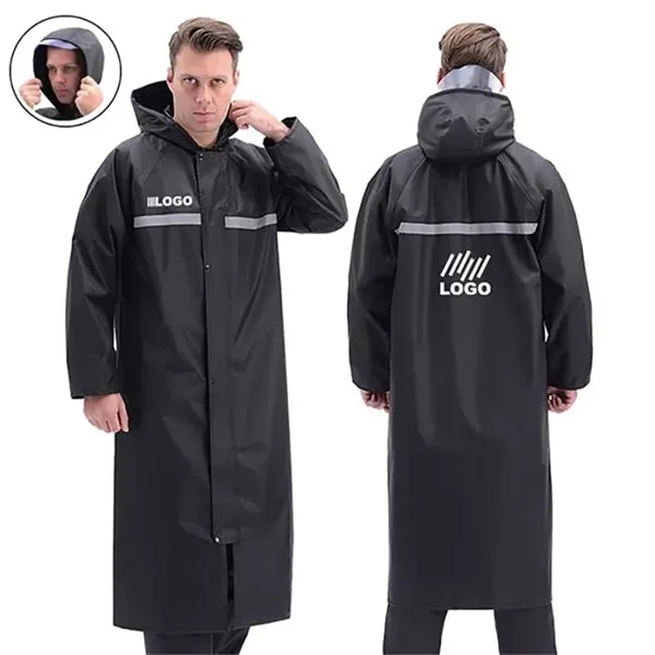 Long Rain Jacket With Hood - Long Rain Jacket With Hood - Image 0 of 0