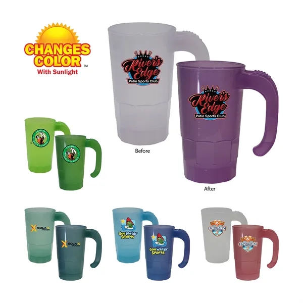 Sun Fun 20 oz. Stackable Beer Stein - Sun Fun 20 oz. Stackable Beer Stein - Image 6 of 6