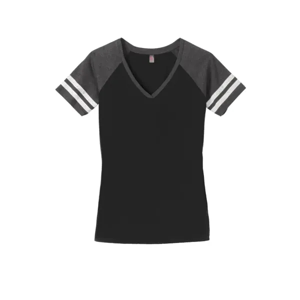 District Women's Game V-Neck Tee. - District Women's Game V-Neck Tee. - Image 1 of 7