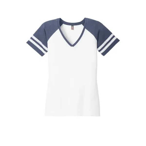 District Women's Game V-Neck Tee. - District Women's Game V-Neck Tee. - Image 7 of 7