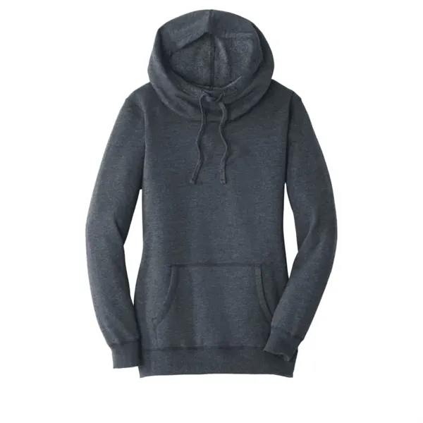 District Women's Lightweight Fleece Hoodie. - District Women's Lightweight Fleece Hoodie. - Image 3 of 4