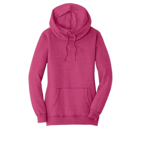 District Women's Lightweight Fleece Hoodie. - District Women's Lightweight Fleece Hoodie. - Image 4 of 4