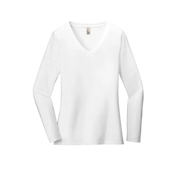 District Women's Very Important Tee Long Sleeve V-Neck. - District Women's Very Important Tee Long Sleeve V-Neck. - Image 1 of 5