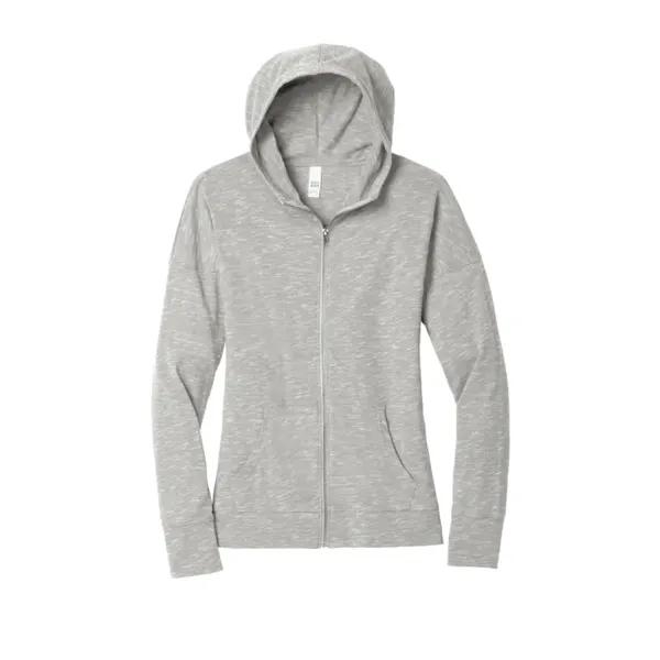District Women's Medal Full-Zip Hoodie. - District Women's Medal Full-Zip Hoodie. - Image 3 of 4