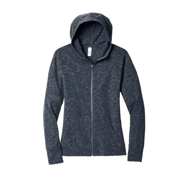 District Women's Medal Full-Zip Hoodie. - District Women's Medal Full-Zip Hoodie. - Image 4 of 4