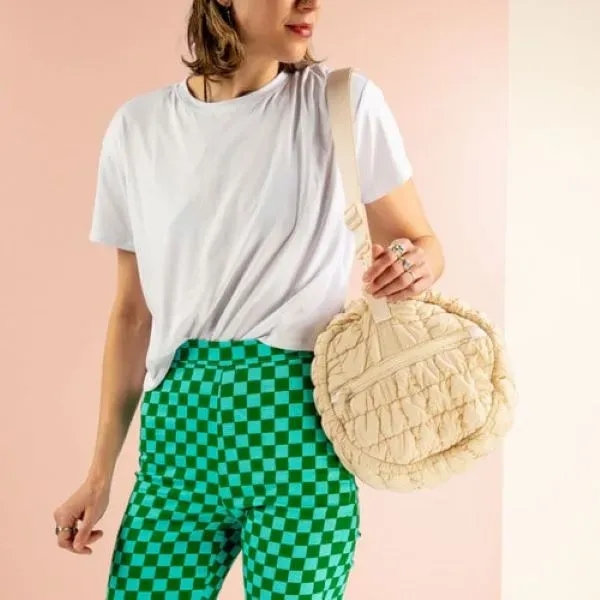 HOLDALL - CLOUD QUILTED MATERIAL - HOLDALL - CLOUD QUILTED MATERIAL - Image 1 of 6