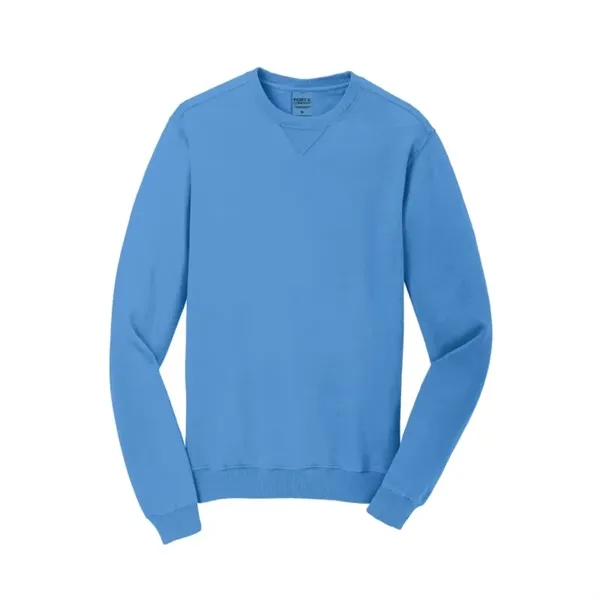 Port & Company Beach Wash Garment-Dyed Crewneck Sweatshirt - Port & Company Beach Wash Garment-Dyed Crewneck Sweatshirt - Image 3 of 18
