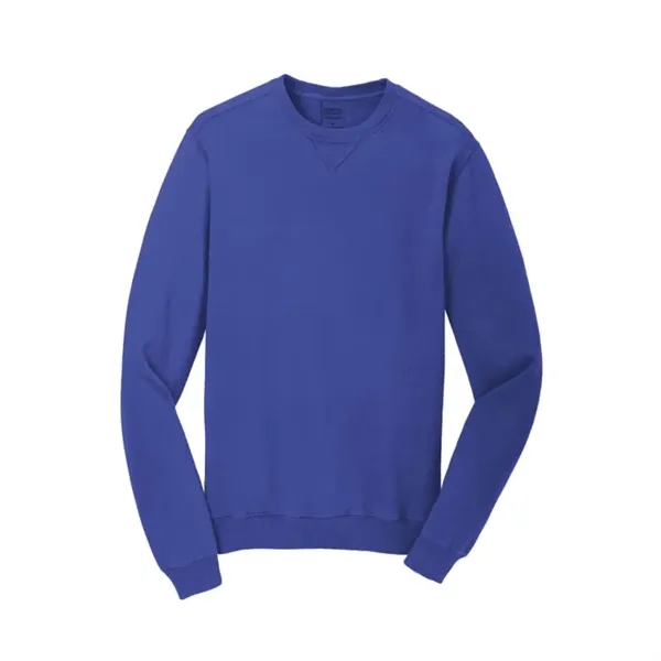 Port & Company Beach Wash Garment-Dyed Crewneck Sweatshirt - Port & Company Beach Wash Garment-Dyed Crewneck Sweatshirt - Image 4 of 18
