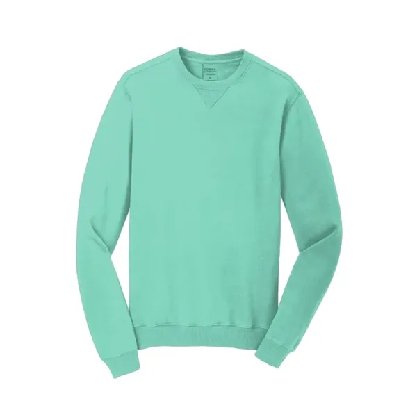 Port & Company Beach Wash Garment-Dyed Crewneck Sweatshirt - Port & Company Beach Wash Garment-Dyed Crewneck Sweatshirt - Image 6 of 18