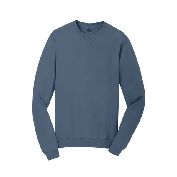 Port & Company Beach Wash Garment-Dyed Crewneck Sweatshirt - Port & Company Beach Wash Garment-Dyed Crewneck Sweatshirt - Image 7 of 18