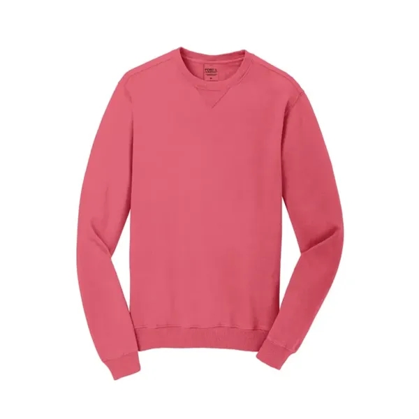 Port & Company Beach Wash Garment-Dyed Crewneck Sweatshirt - Port & Company Beach Wash Garment-Dyed Crewneck Sweatshirt - Image 9 of 18